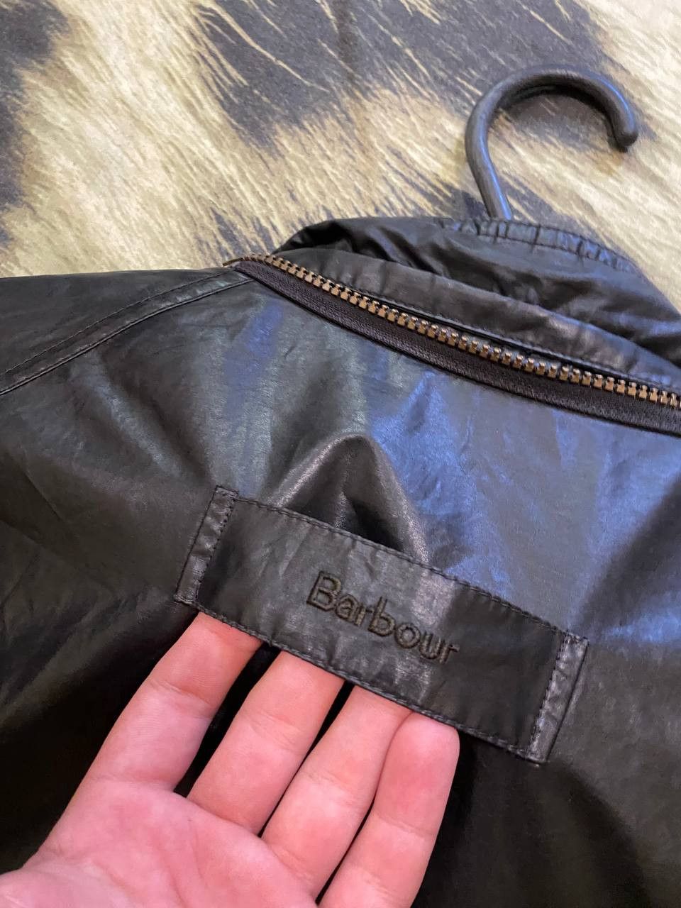 Barbour vintage Barbour jacket Streetwear black logo Y2K Size US L / EU 52-54 / 3 - 6 Thumbnail