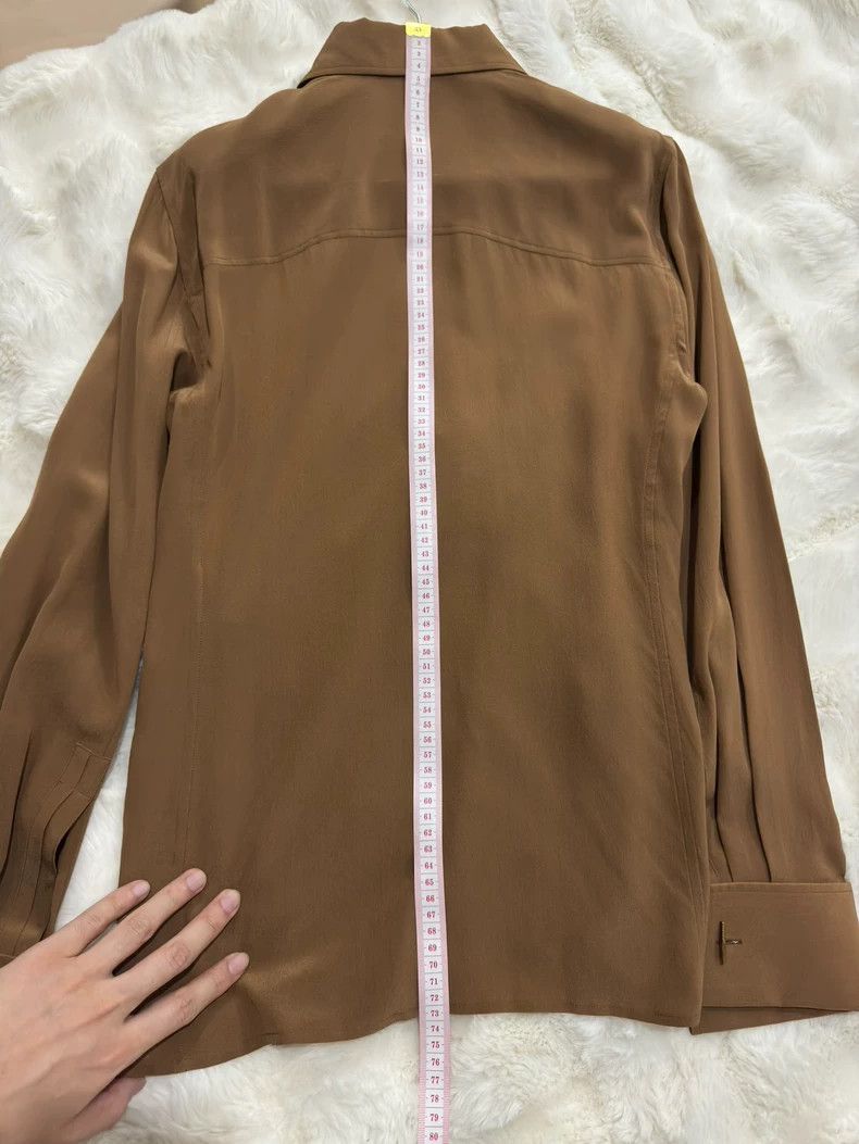 Saint Laurent Paris Saint Laurent Paris size 37 Caramel Shirt 2505-Nextarrow Size US M / EU 48-50 / 2 - 8 Thumbnail