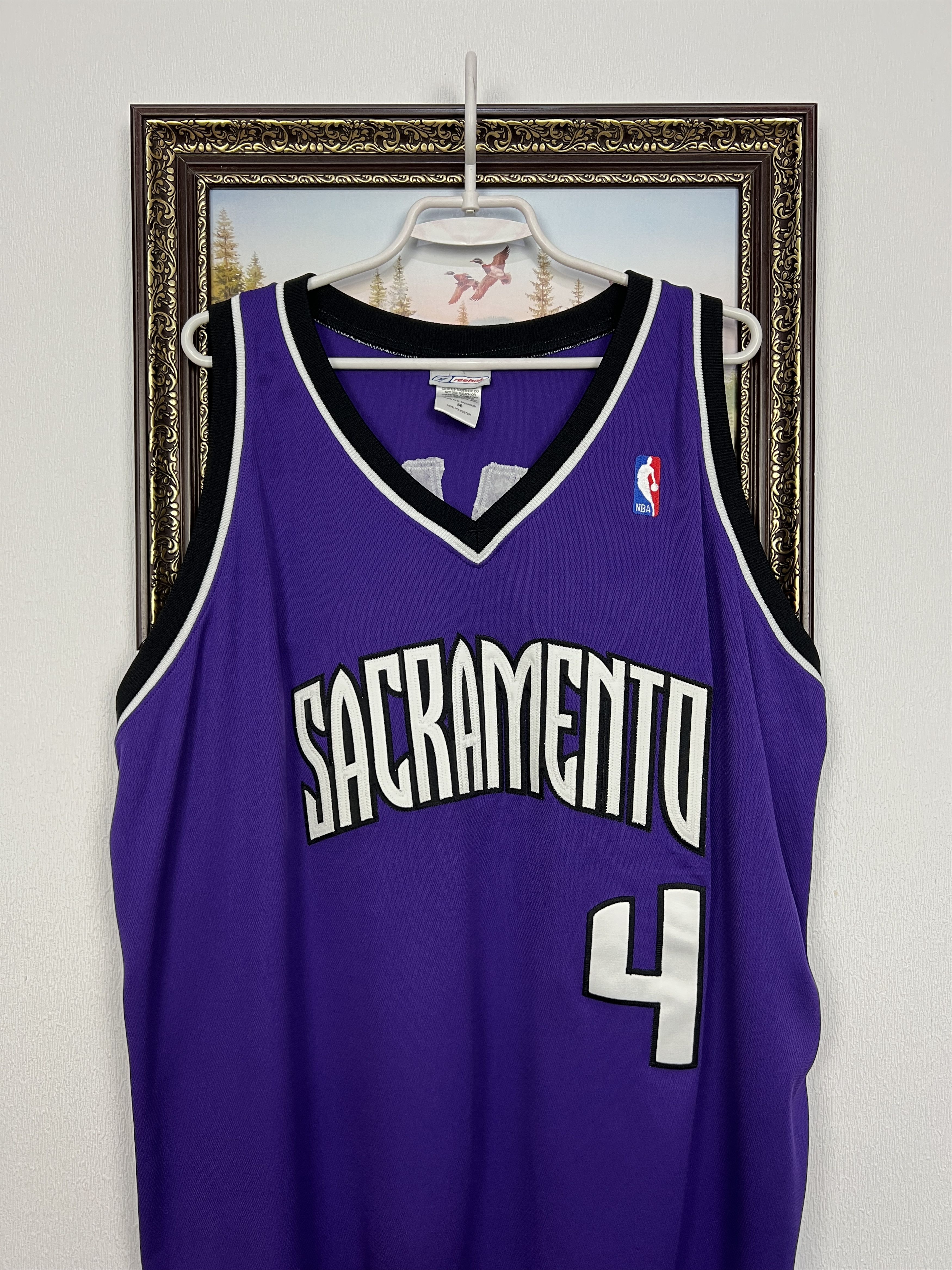Reebok Webber Sacramento Kings Authentic Reebok Jersey NBA Size US XXL / EU 58 / 5 - 2 Thumbnail