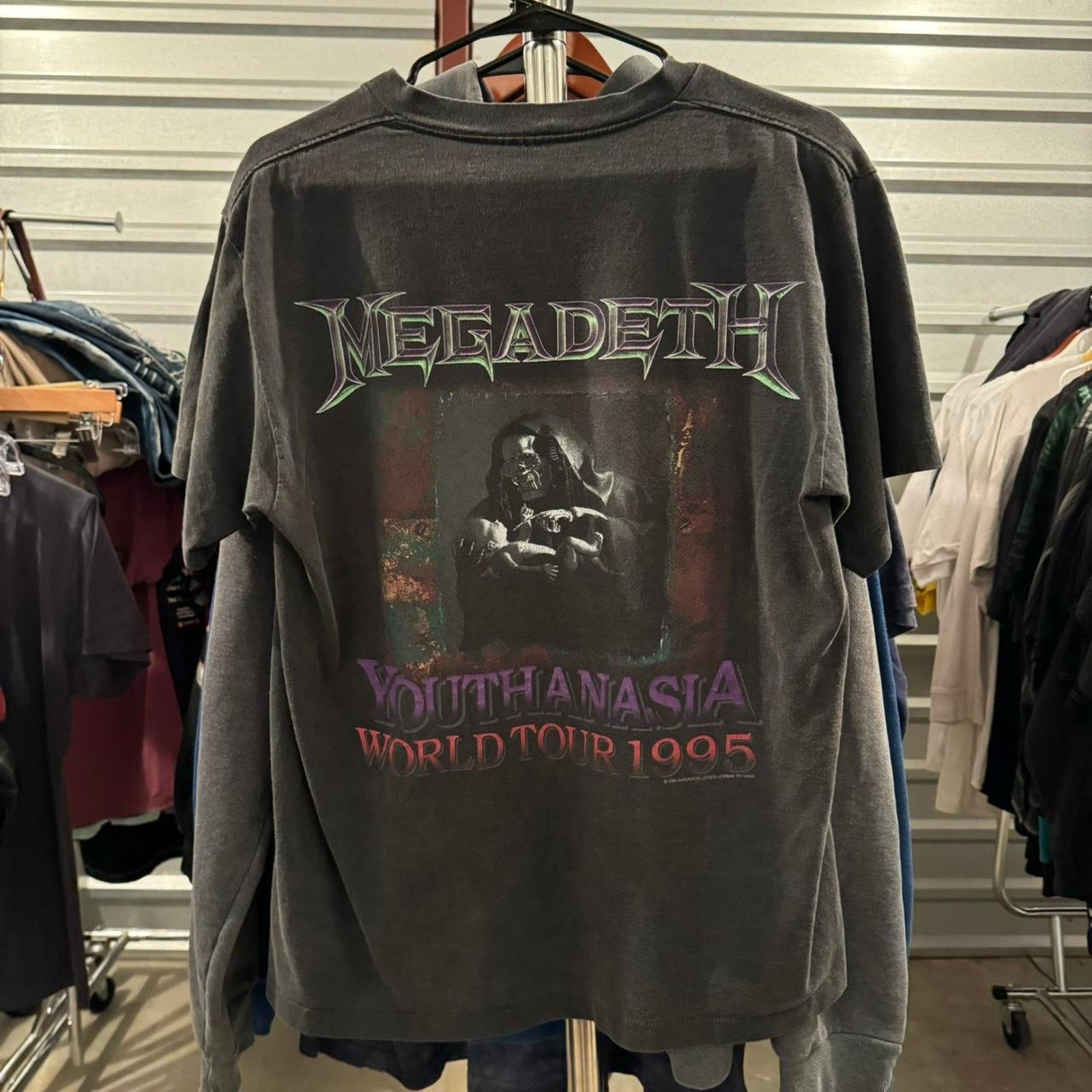 Affliction Vintage grunge cyber MEGADETH band tee Size US L / EU 52-54 / 3 - 2 Thumbnail