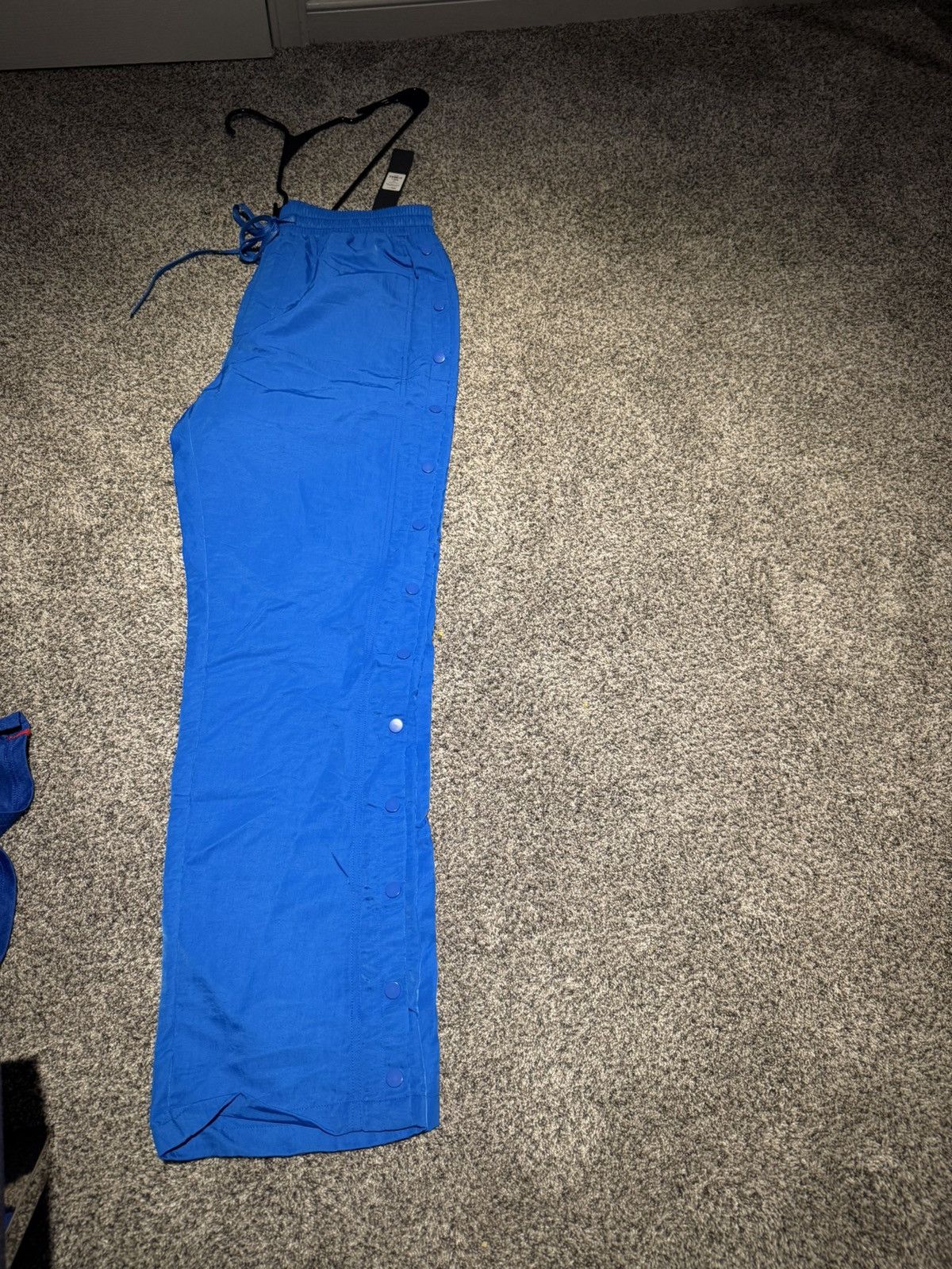 Fashion Nova NovaMEN blue snap track pants. Brand new with tags Size US 34 / EU 50 - 2 Thumbnail