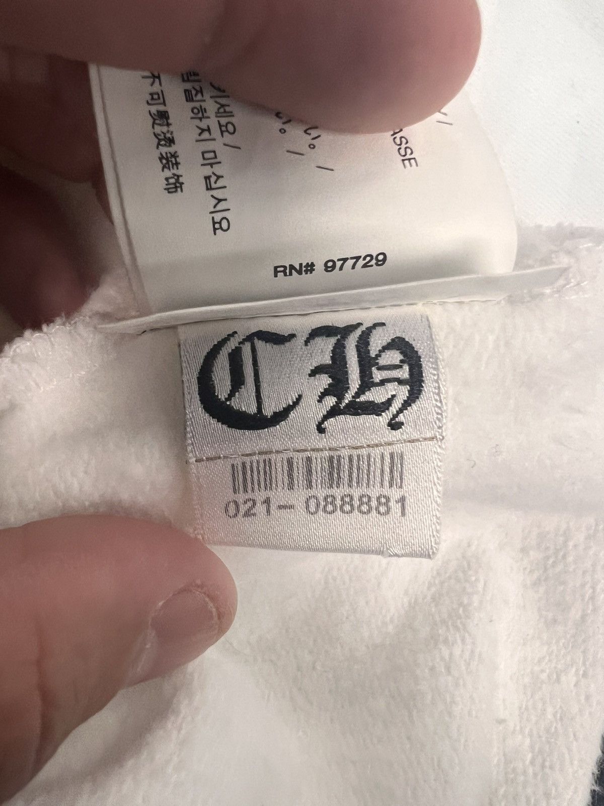 Chrome Hearts Chrome Hearts White Vertical Letter Hoodie Size US M / EU 48-50 / 2 - 3 Thumbnail