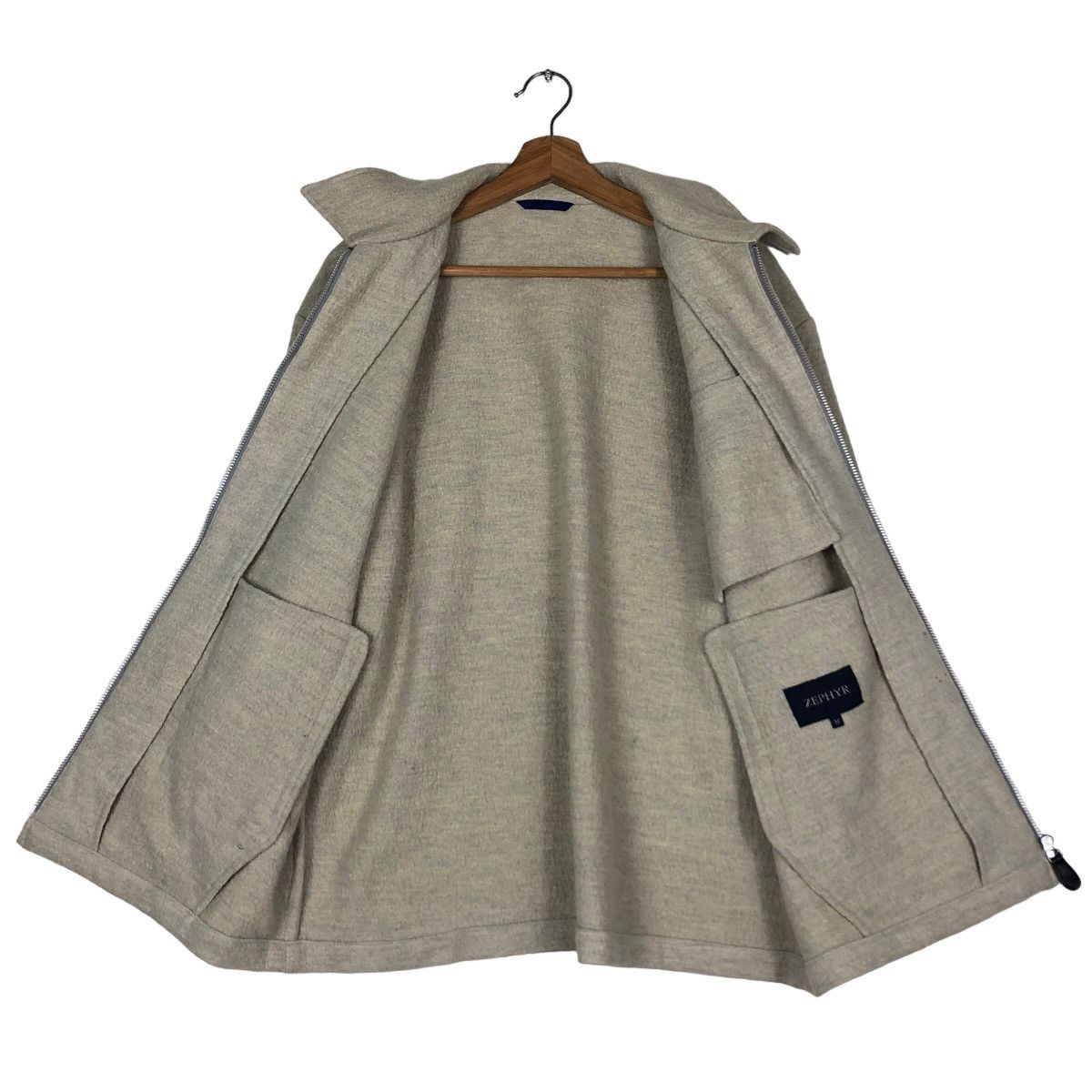 Japanese Brand 🔥Vintage Chore Zipper Jacket Zephyr Japan Issey Miyake Size US M / EU 48-50 / 2 - 13 Thumbnail