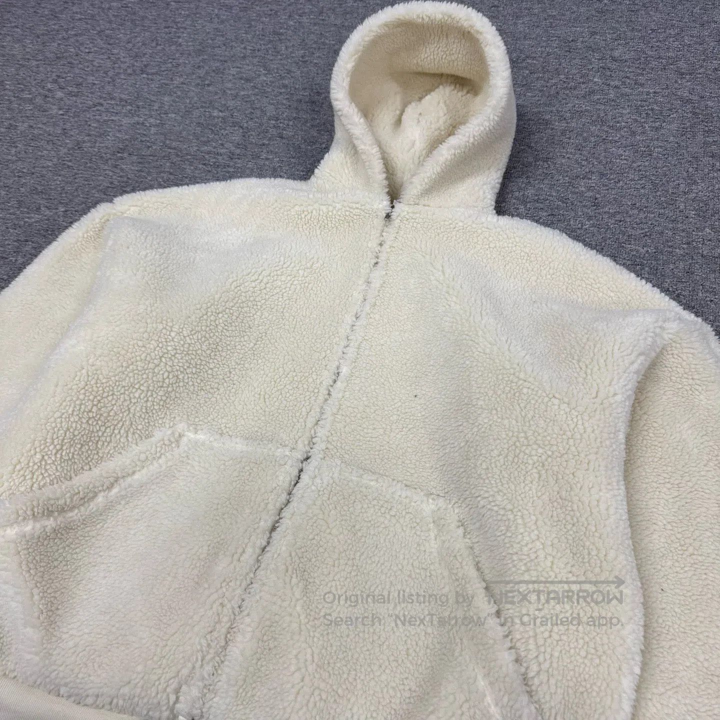 Balenciaga Balenciaga Teddy bear logo-printed fleece hooded jacket| Size US M / EU 48-50 / 2 - 4 Thumbnail