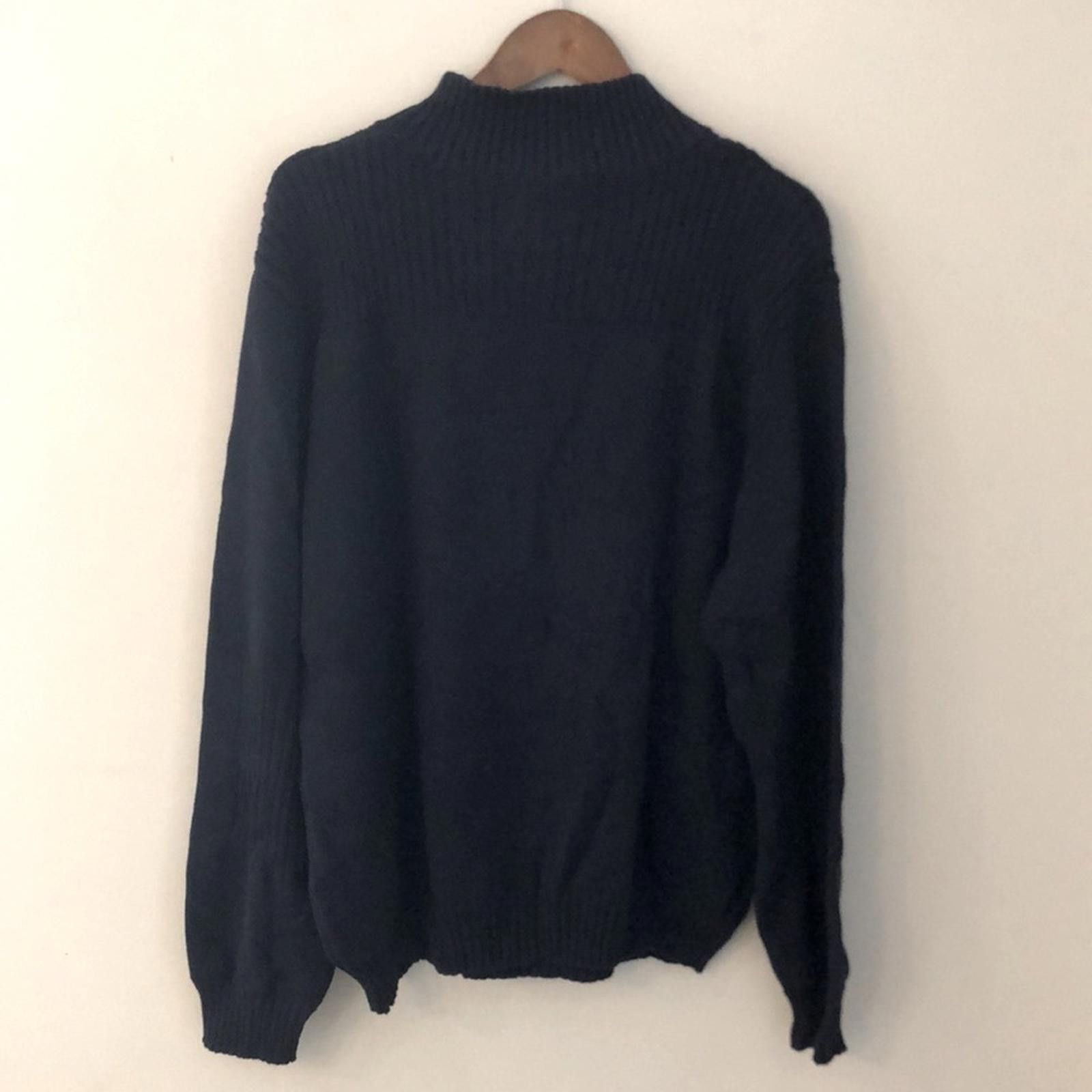 Other Paradise Collection Men's Navy Sweater 1/4 zip cotton XXL Size US XXL / EU 58 / 5 - 3 Thumbnail