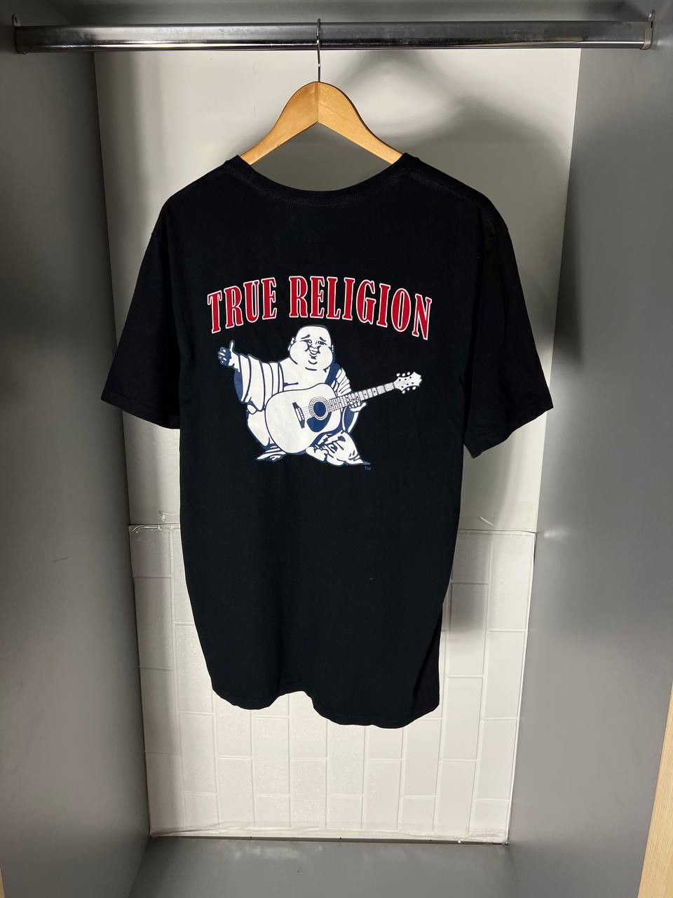 True Religion VINTAGE TRUE RELIGION DOUBLE PRINTED CASUAL JAPAN T-SHIRT Size US XL / EU 56 / 4 - 11 Thumbnail