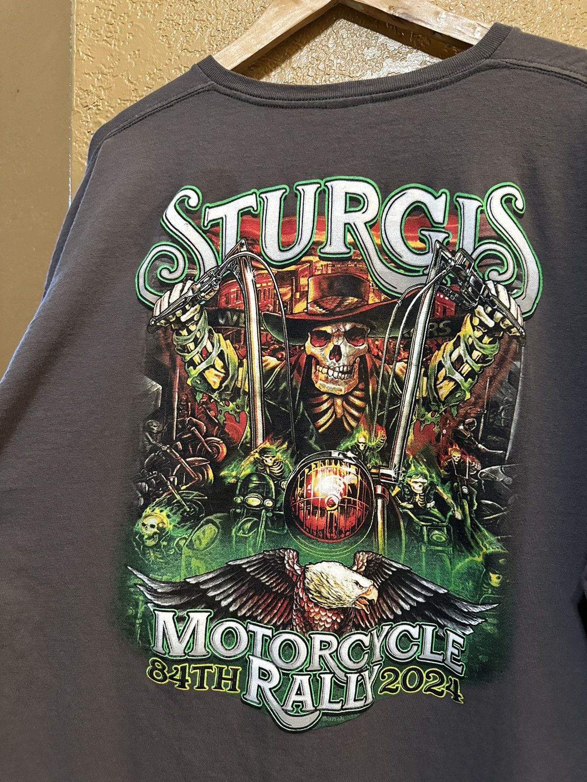 West Coast Choppers 🦅 insane Sturgis Motorcycle Rally Longsleeve Tee 4gseller Size US XXL / EU 58 / 5 - 5 Thumbnail