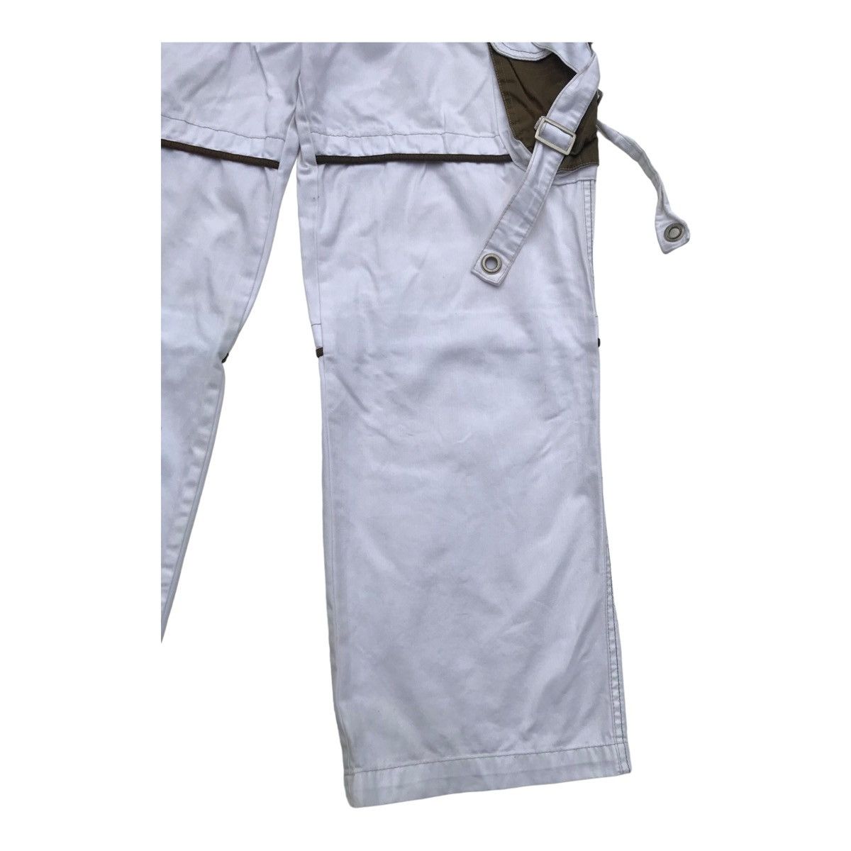Japanese Brand Blue Luis White Tactical Multipocket Cargo Streetwear Pants Size US 31 - 12 Thumbnail