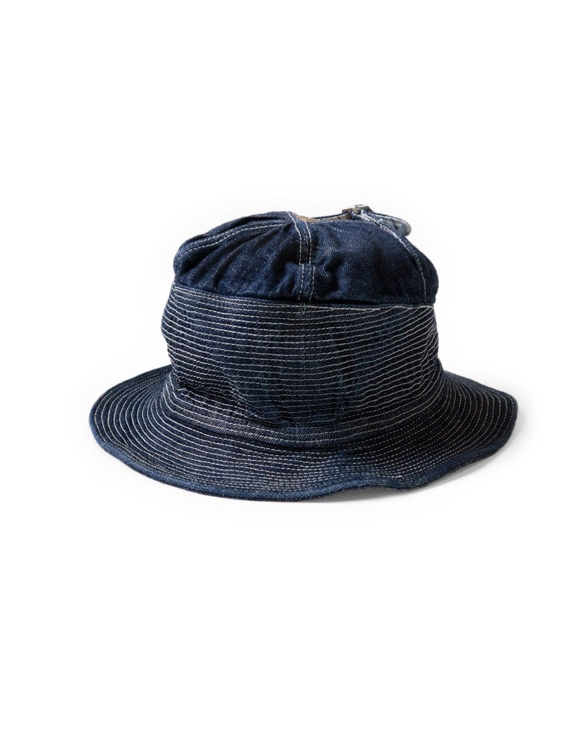 Kapital × Kapital Kountry KAPITAL 12oz Old Man and Umi (The sea) Bucket Hat- Indigo Size ONE SIZE - 1 Thumbnail