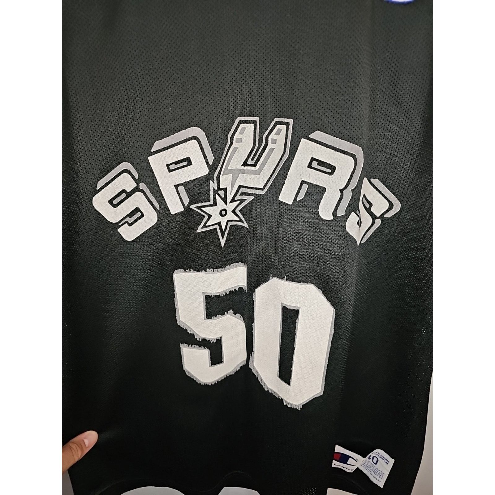 Champion San Antonio Spurs David Robinson #50 Champion Jersey Sz 40 Size US M / EU 48-50 / 2 - 2 Thumbnail