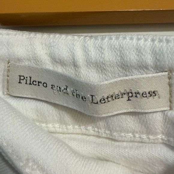 Other Pilcro and the Letterpress Script Skinny Jeans White Size 27 Size 27" / US 4 / IT 40 - 7 Thumbnail