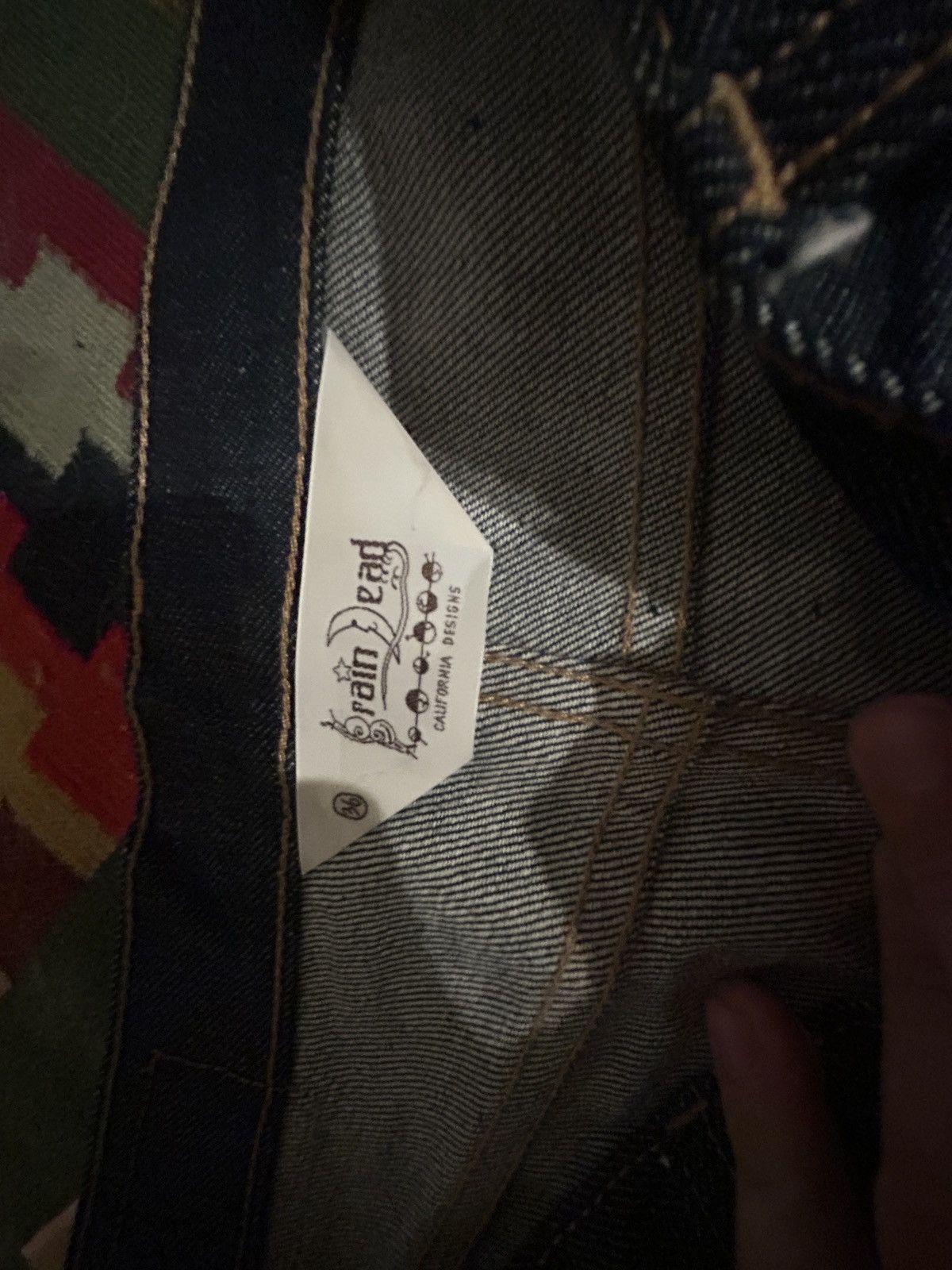 Brain Dead brain dead wide leg raw selvedge denim jeans Size US 36 / EU 52 - 7 Thumbnail