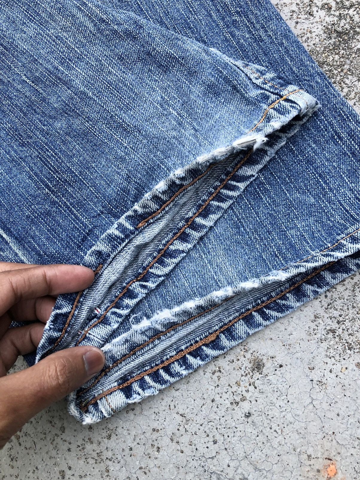 Edwin WIDE LEG SELVEDGE JEANS BY EDWIN Size US 28 / EU 44 - 6 Thumbnail