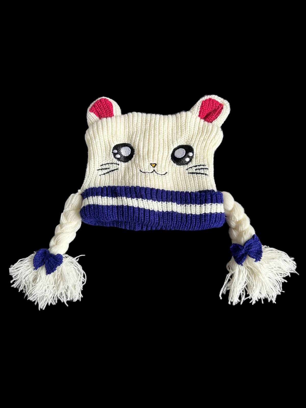 Japanese Brand × Kapital × Vintage Vintage Japanese Anime Hamtaro Beanie Hats🎌 Size ONE SIZE - 1 Thumbnail