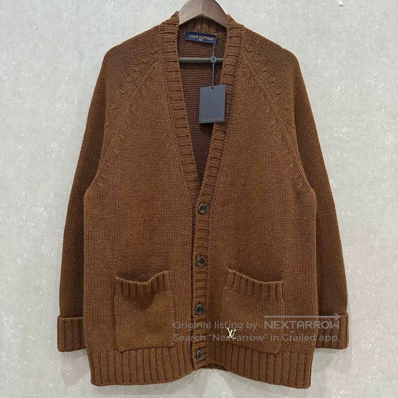 Louis Vuitton Louis Vuitton Wool Retro Knit Cardigan. Size US L / EU 52-54 / 3 - 2 Thumbnail