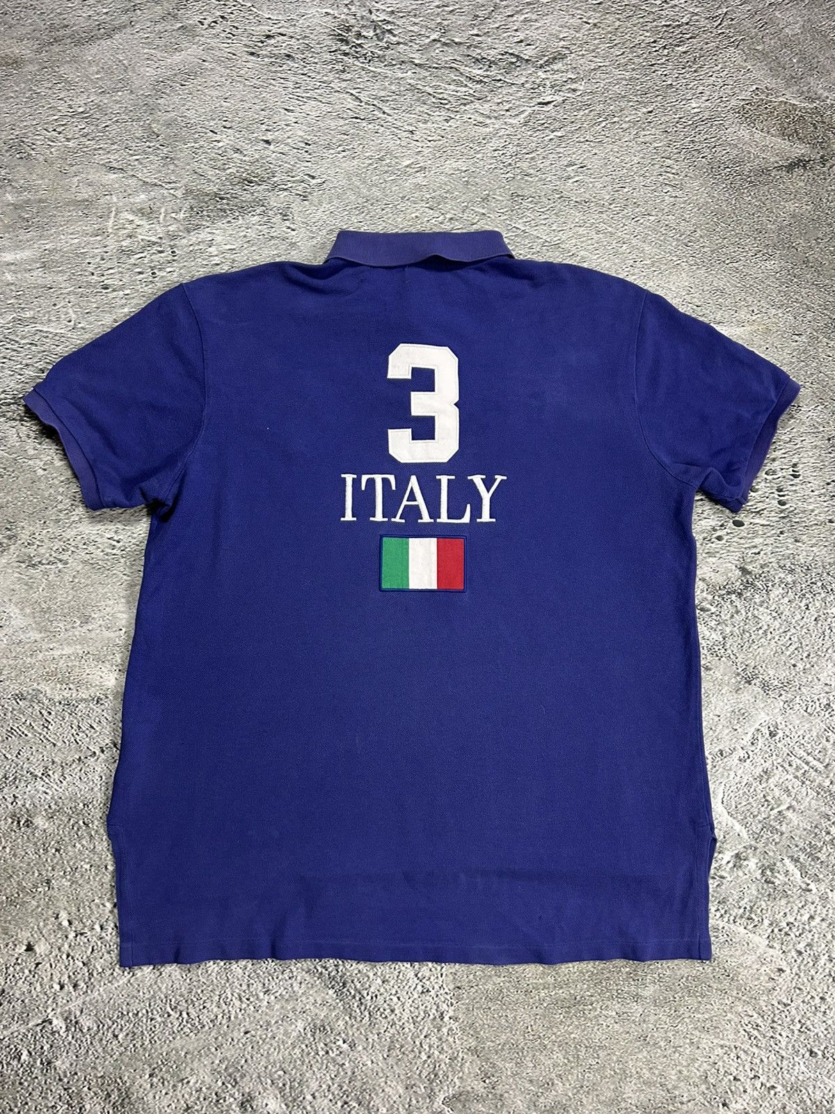 Polo Ralph Lauren × Ralph Lauren × Vintage Chief Keef Polo Ralph Lauren Italy T-shirt vintage blue Size US XL / EU 56 / 4 - 9 Thumbnail