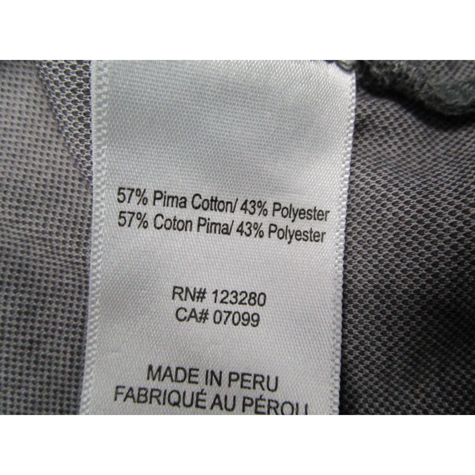 TravisMathew TRAVIS MATHEW Shirt Mens 2XL Gray Polo Golf Pima Cotton Blend Short Sleeve Polo - Performance, Classic Fit, Golfing - Geometric Logo Shirt Mens Size US XXL / EU 58 / 5 - 4 Thumbnail