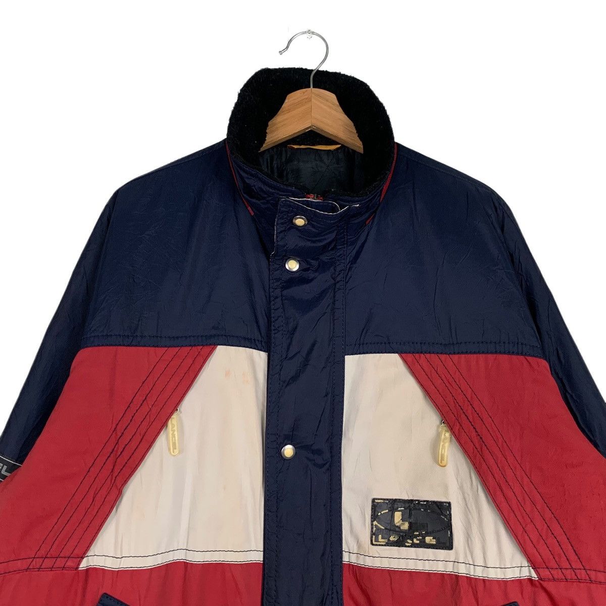 Lancel LANCEL PARIS Colorblock Jacket #0048-C3 Size US L / EU 52-54 / 3 - 3 Thumbnail