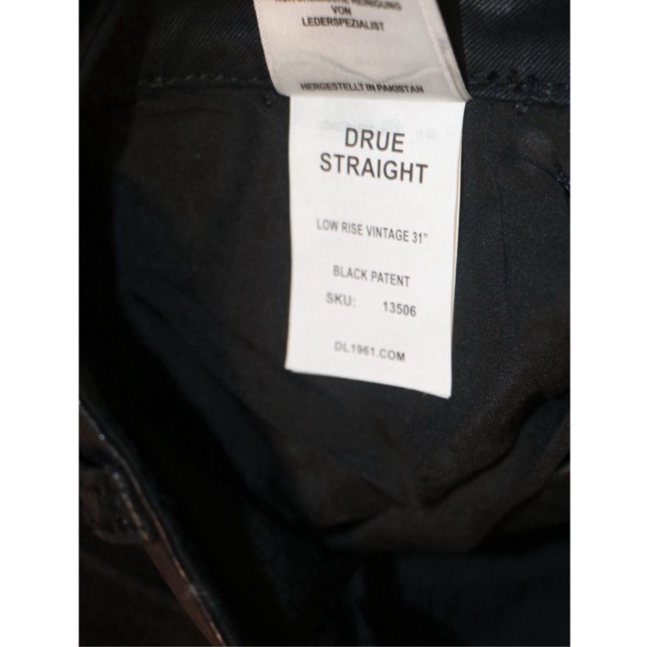 DL1961 DL1961 Premium Denim Drue Straight Leg Leather Pants Size 24" / US 00 / IT 34 - 7 Thumbnail