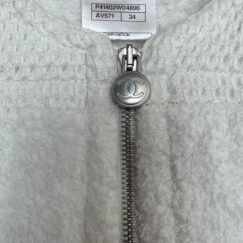Chanel Chanel White Lambswool Vest 34 Size -2505 Size XS / US 0-2 / IT 36-38 - 4 Thumbnail