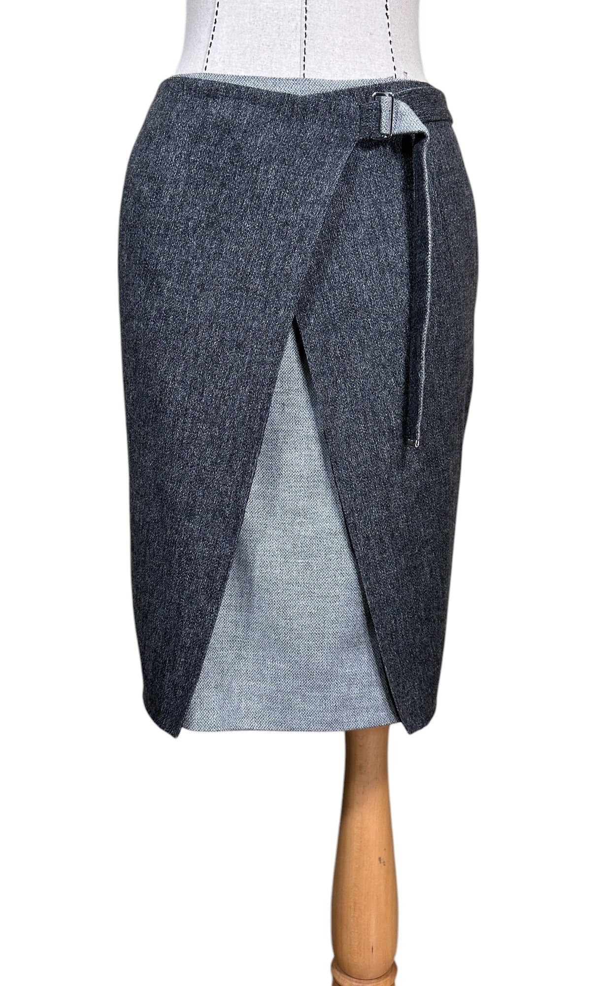 Paul Smith Wool Midi Skirt Size 30" / US 8 / IT 44 - 1 Thumbnail