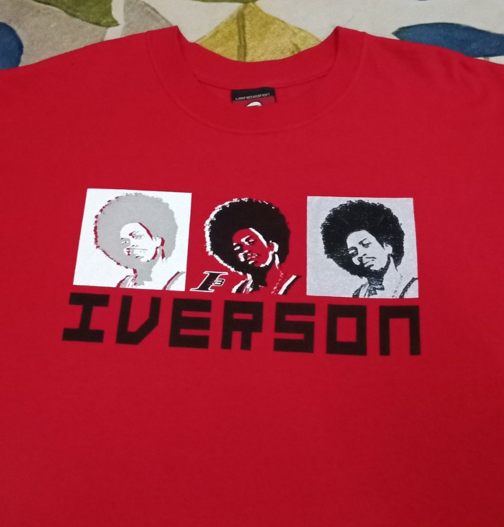 NBA × Reebok Allen Iverson "the Answer" Limited Edition Reebok T-shirt Size US L / EU 52-54 / 3 - 5 Thumbnail
