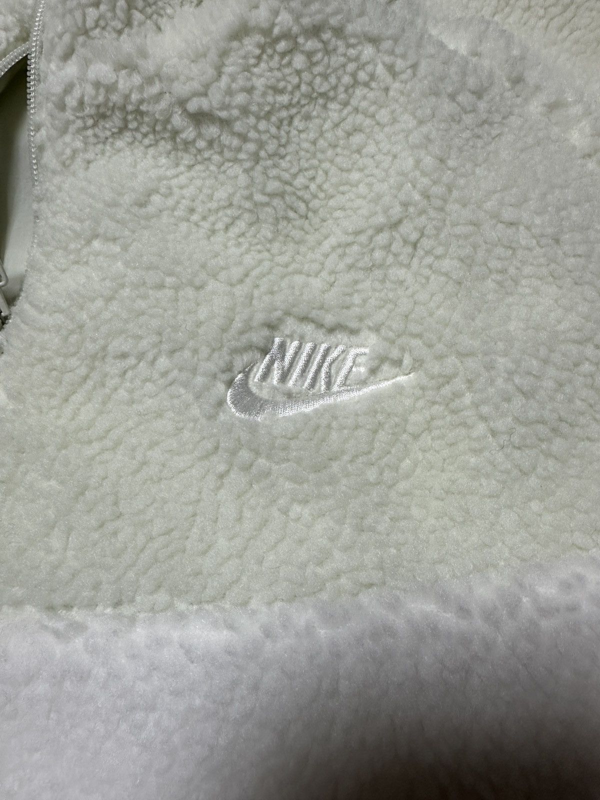 Nike Nike Big Swoosh Reversible Boa Jacket XXL Sea Glass/Sail Size US XXL / EU 58 / 5 - 6 Thumbnail