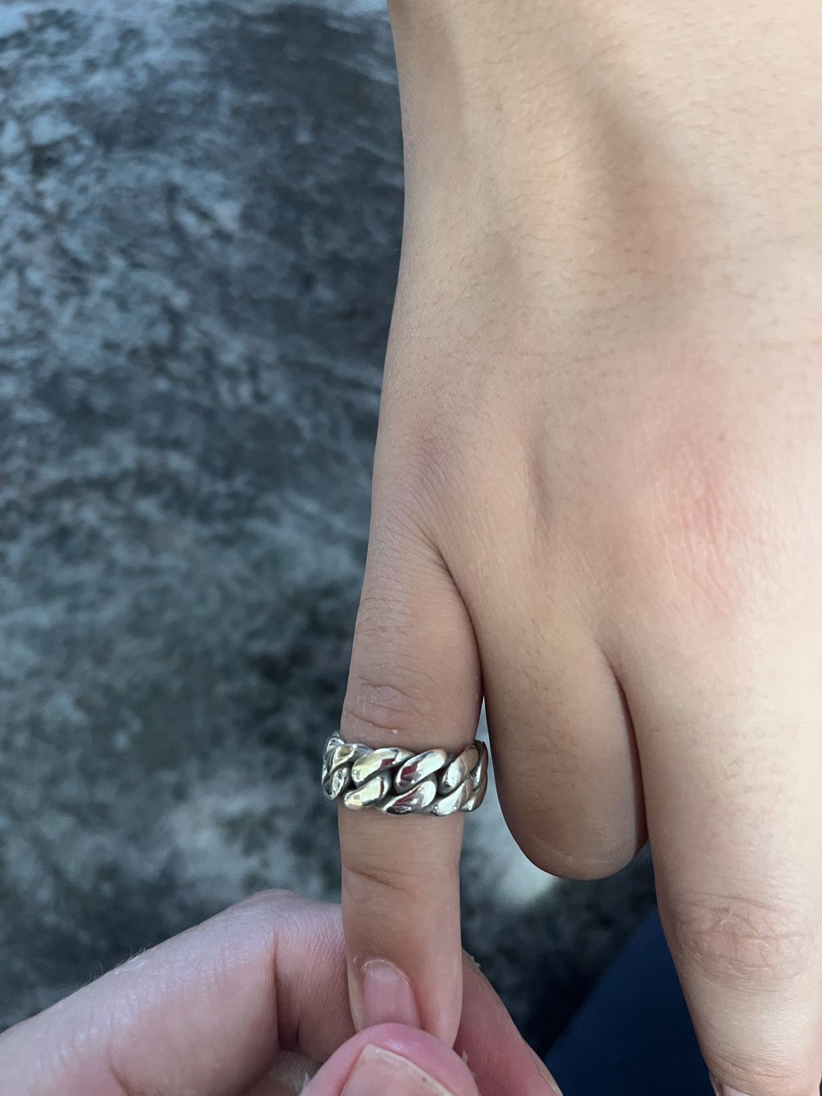 Other Miami Cuban link sterling silver pinky ring Size ONE SIZE - 1 Thumbnail