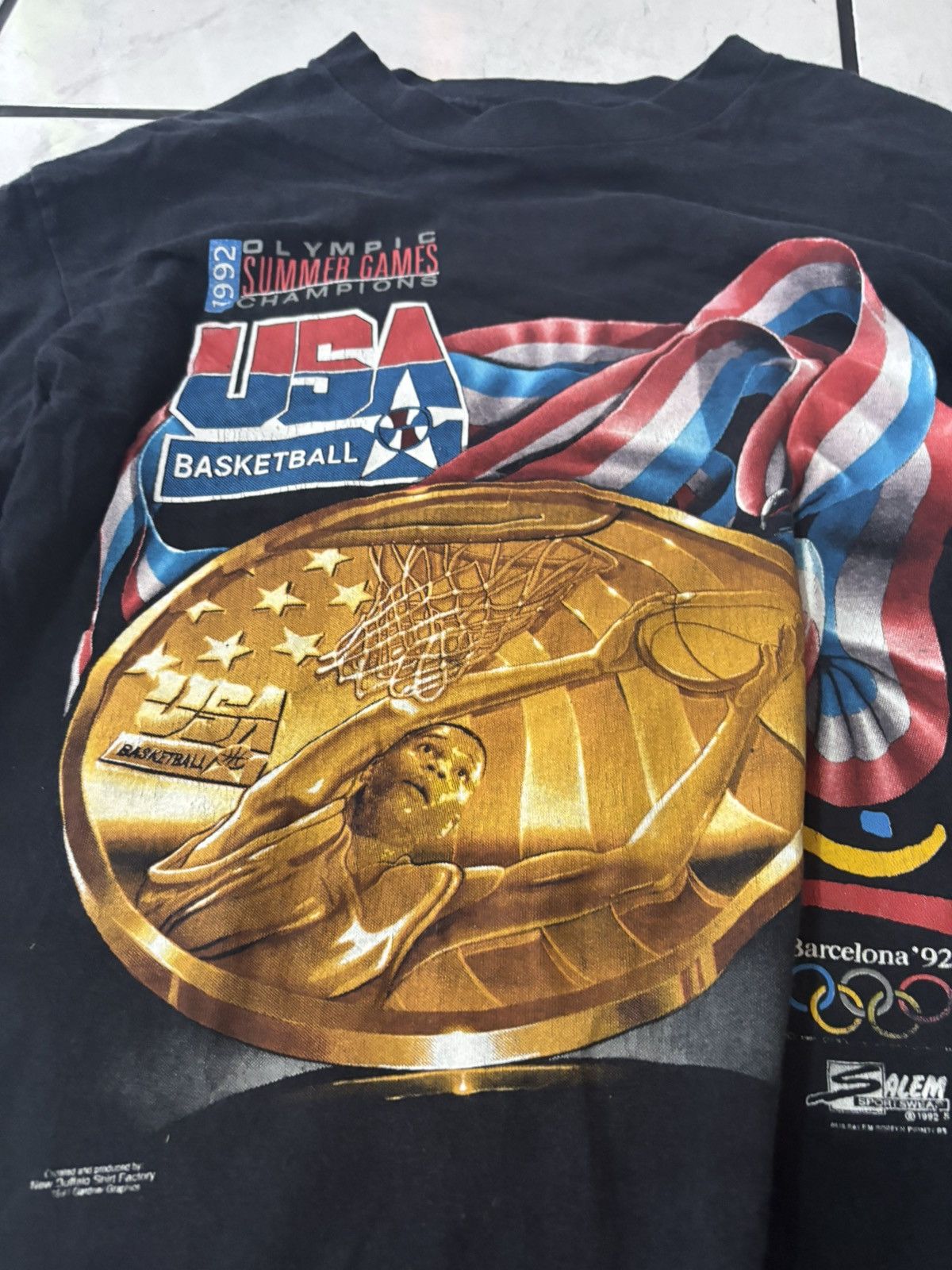 Salem Sportswear × Vintage Olympic 1992 NBA Barcelona Salem tee Size US M / EU 48-50 / 2 - 4 Thumbnail
