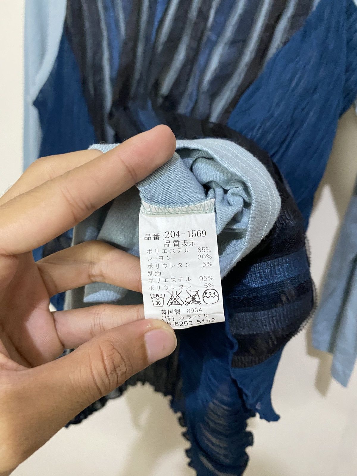 If Six Was Nine × Issey Miyake × Japanese Brand ISSEY MIYAKE STYLE Blouses Calabaza Size L / US 10 / IT 46 - 10 Thumbnail