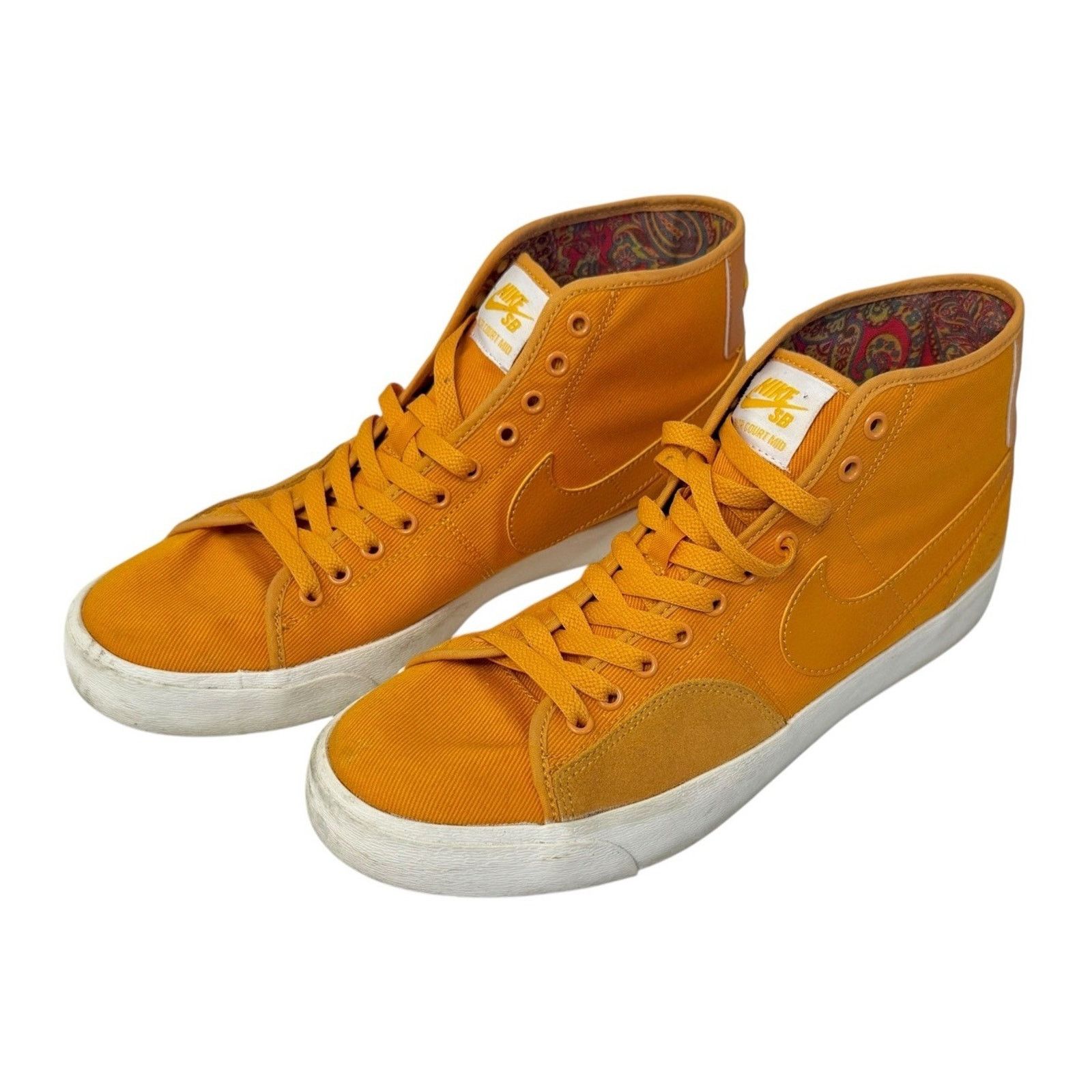 Nike NIKE SB BLZR Court Mid Premium Light Curry/Sail Skate Shoes Size US 10 / EU 43 - 2 Thumbnail