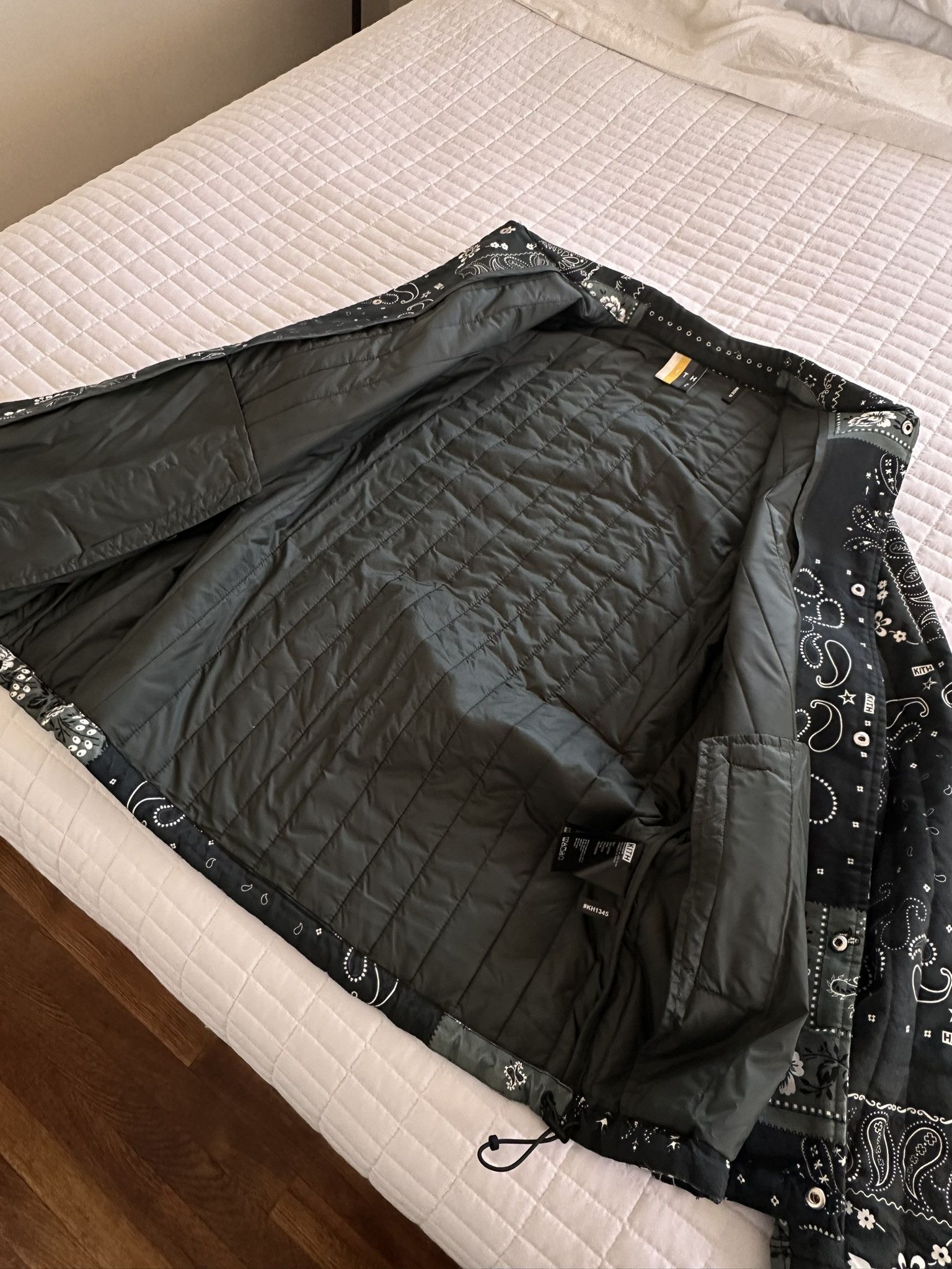Kith Kith Carmine Coaches Jacket Stadium Green Paisley Size US XL / EU 56 / 4 - 13 Thumbnail