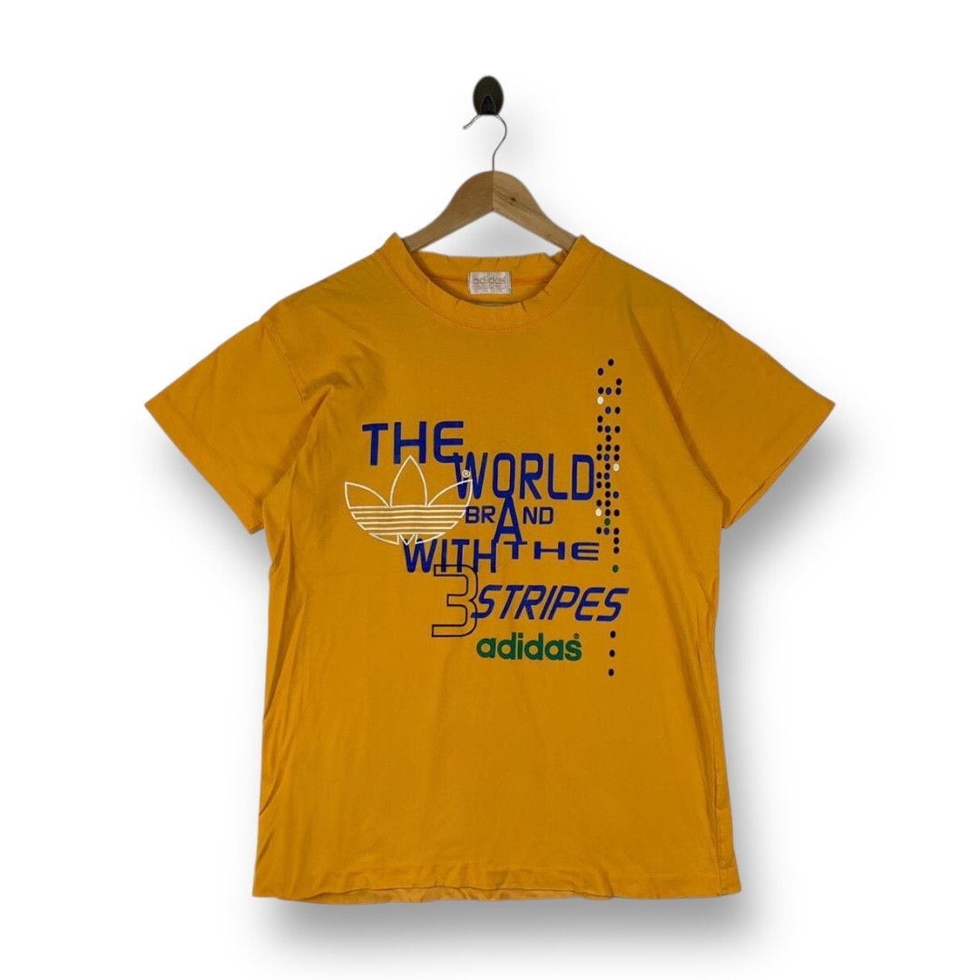 Adidas Vintage 90s Adidas Japan Descente Graphic Tee Shirt Size US M / EU 48-50 / 2 - 1 Thumbnail