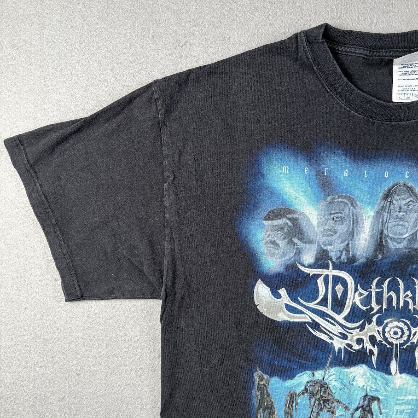 Band Tees × Delta Dethklok Metalocalypse Shirt Black The Dethalbum Death Metal Size US XL / EU 56 / 4 - 5 Thumbnail