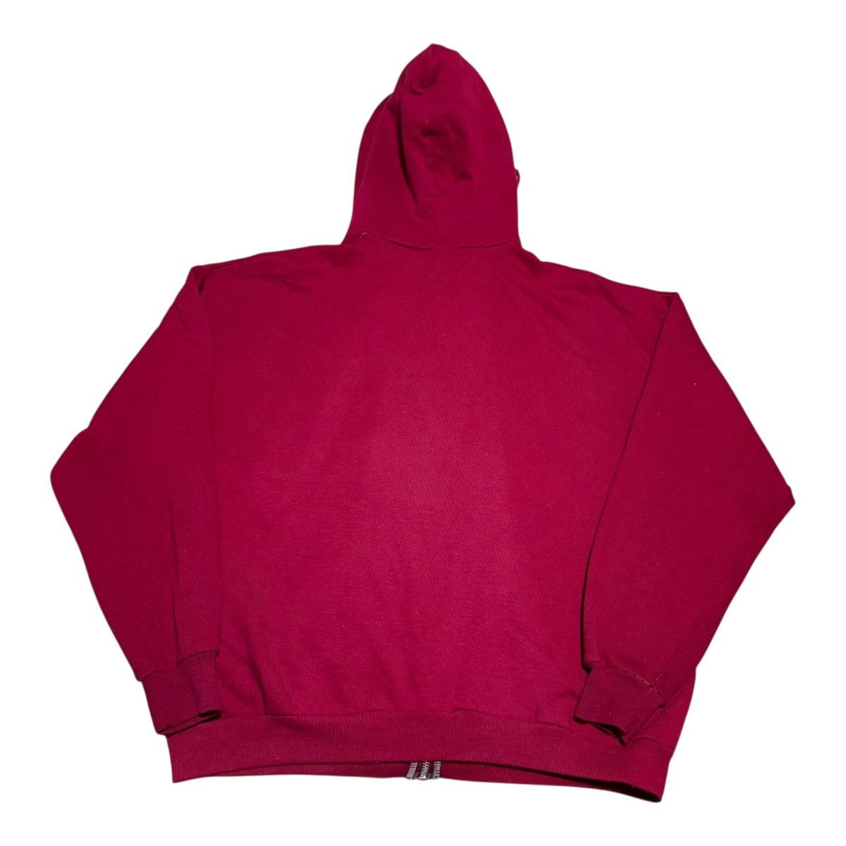 Sears × Vintage 70s Sears Red Stained Zip Hoodie Adult XL (Boxy Small) Size US S / EU 44-46 / 1 - 3 Thumbnail