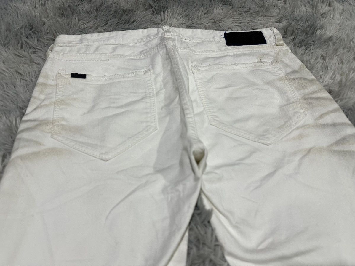 CIVARIZE 🔥Y2K Archived Civarize Clawmark Skinny White Denim Size US 30 / EU 46 - 7 Thumbnail