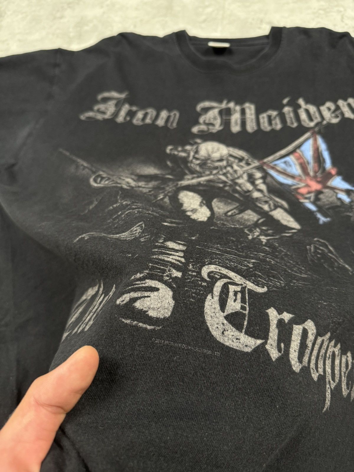Iron Maiden Vintage Iron Maiden The Trooper T-shirt Big Logo Size XXL Size US XXL / EU 58 / 5 - 5 Thumbnail
