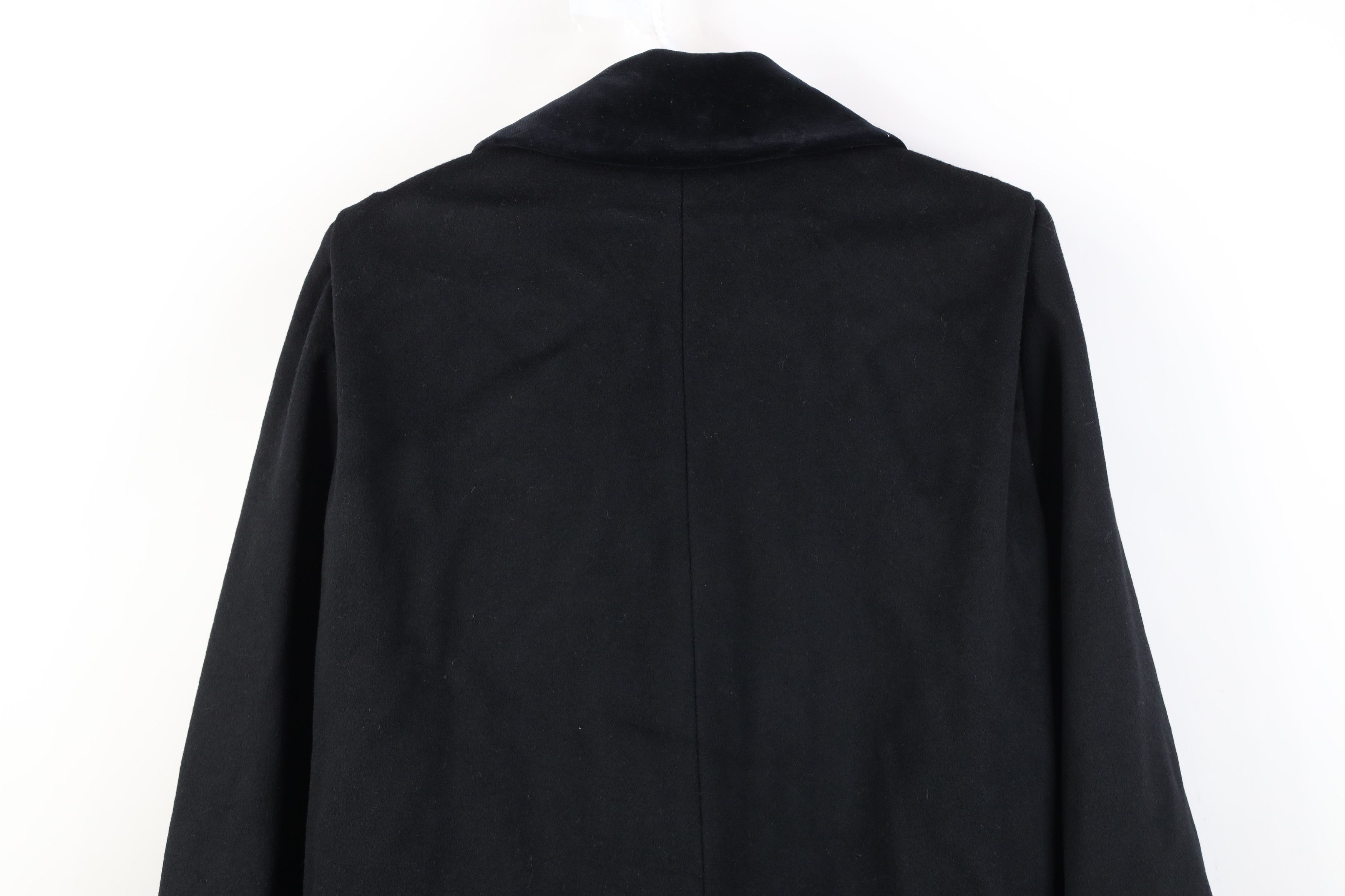 Vintage Vintage 90s Streetwear Trim Heavy Wool Overcoat Jacket USA Size XL / US 12-14 / IT 48-50 - 14 Thumbnail