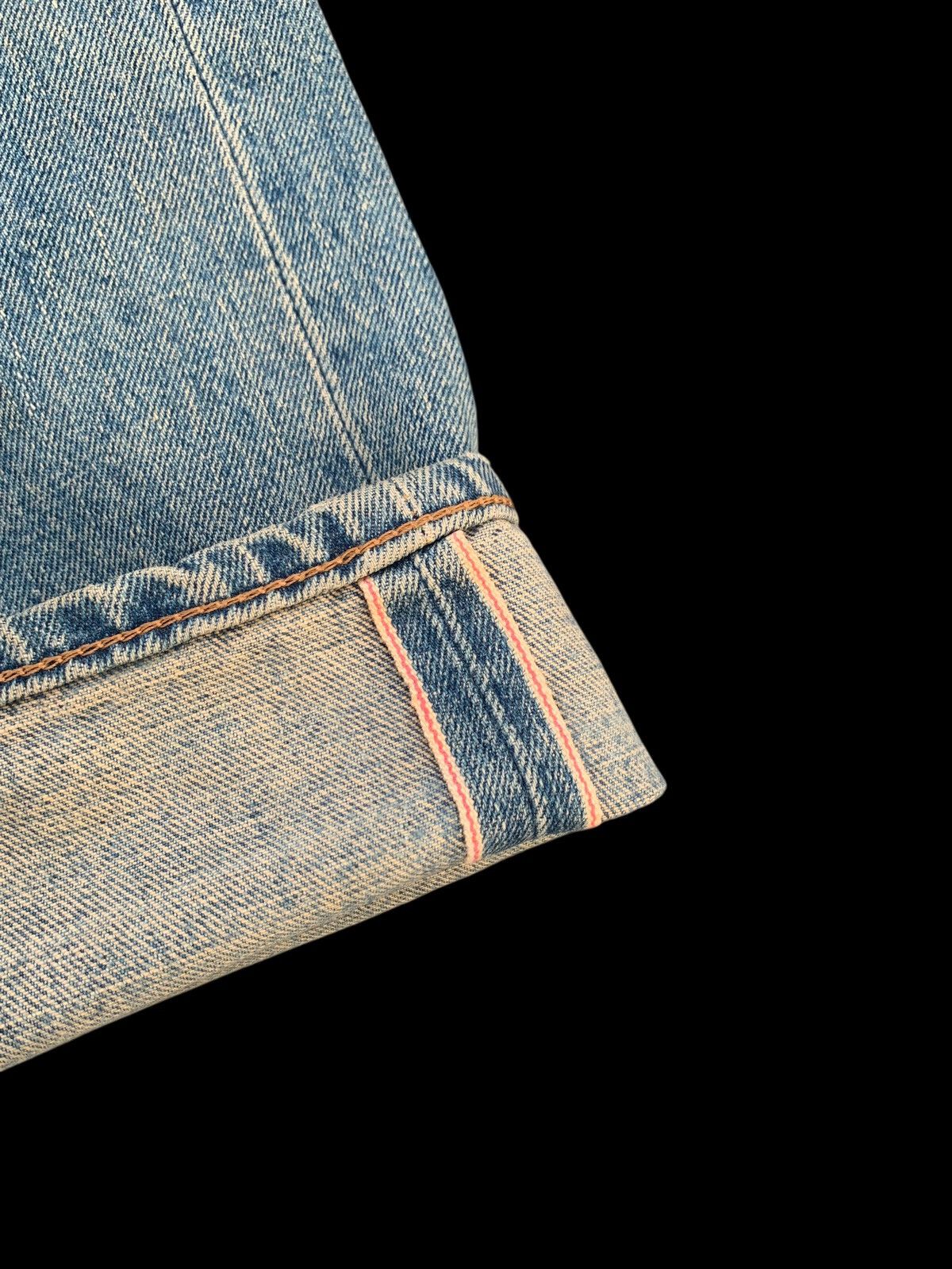 Kapital VINTAGE EDWIN 505 SELVEDGE BAGGY DISTRESSED JAPANESE DENIM Size US 29 - 10 Thumbnail