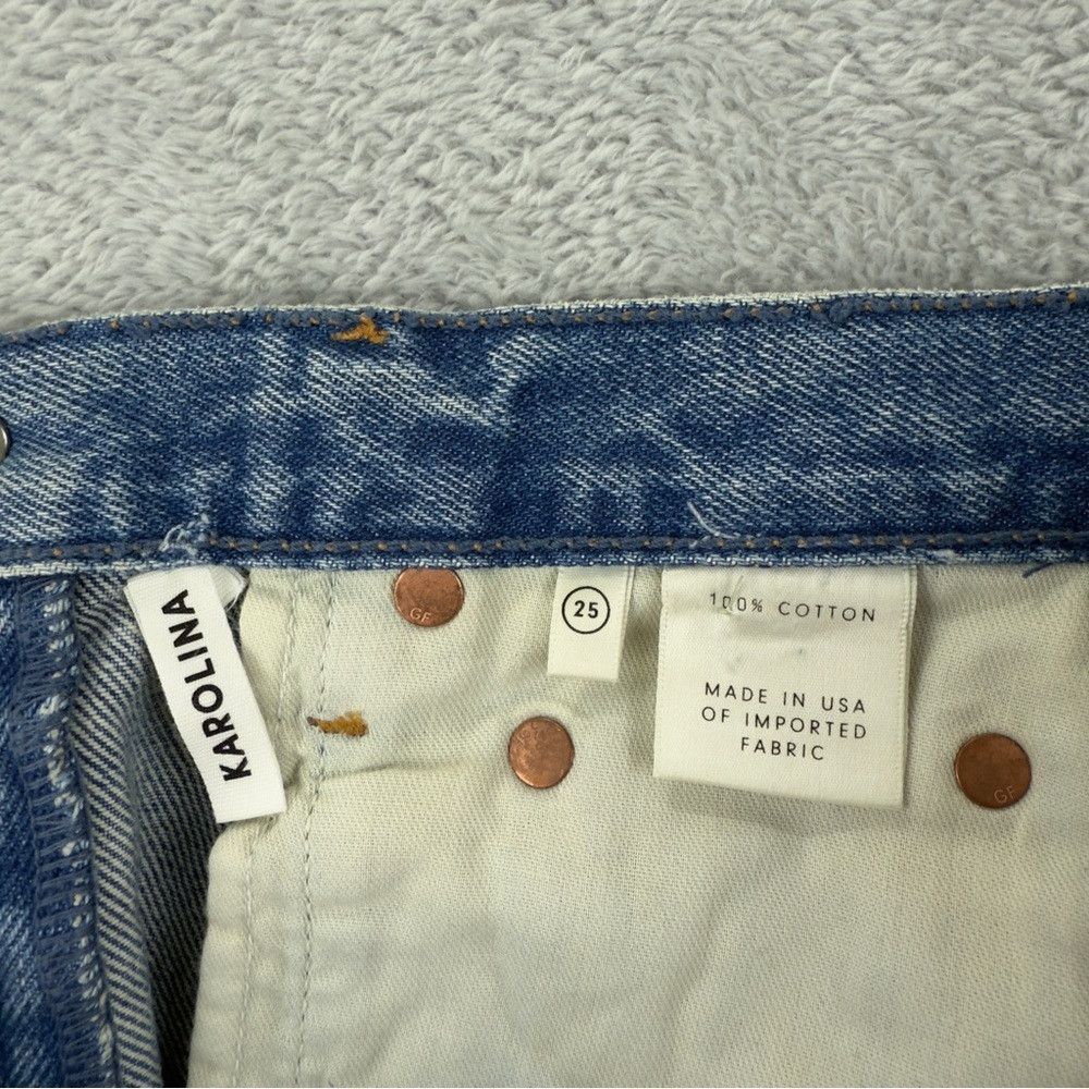GRLFRND Grlfrnd NWT Women's Size 25 Actual 26x28 Karolina High Rise Size 25" / US 0 / IT 36 - 2 Thumbnail