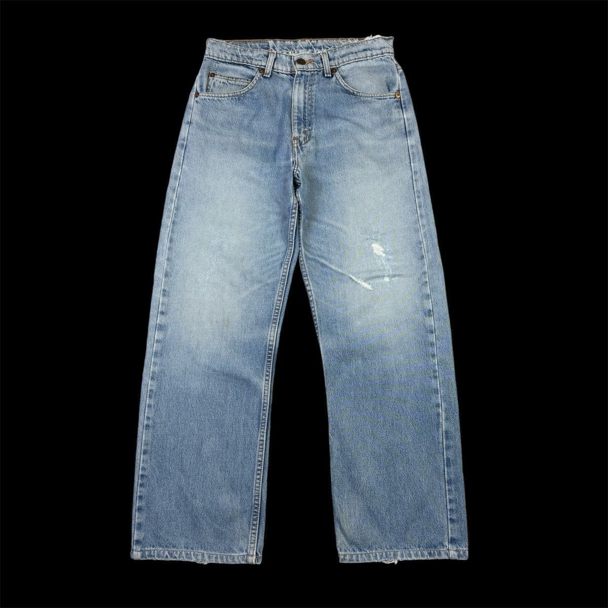 Levi's 💥Vintage 90s Levis 612 Orange Tab Blue Washed Denim Pant Size US 29 - 1 Thumbnail