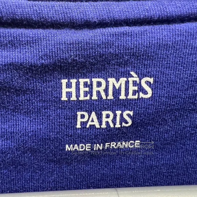 Hermes Hermes Wheat buckle saddle ring print short-sleeved Size XS / US 0-2 / IT 36-38 - 3 Thumbnail