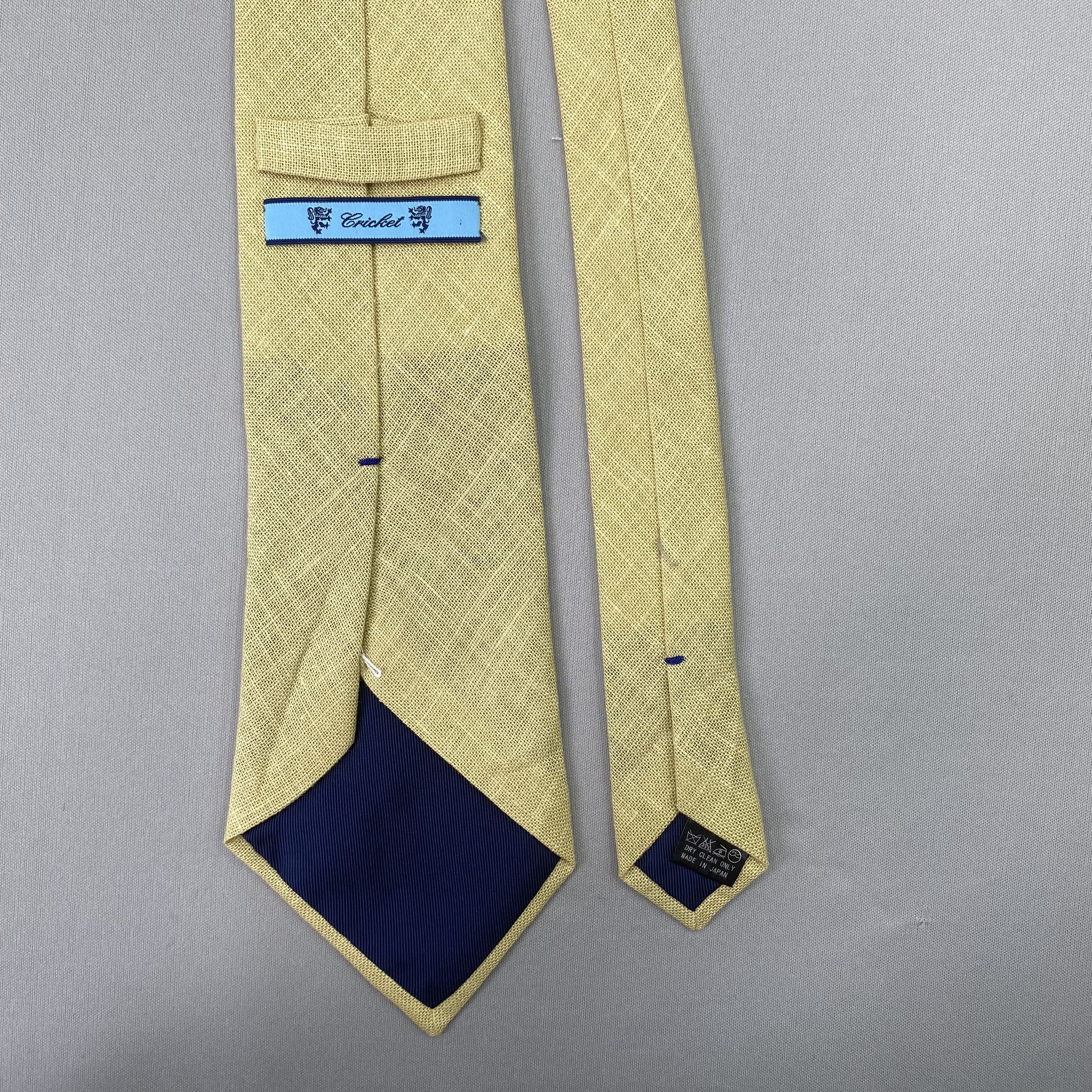 Japanese Brand Vintage Cricket SILK Necktie Cravate Pure Silk Neck Tie Size ONE SIZE - 6 Thumbnail