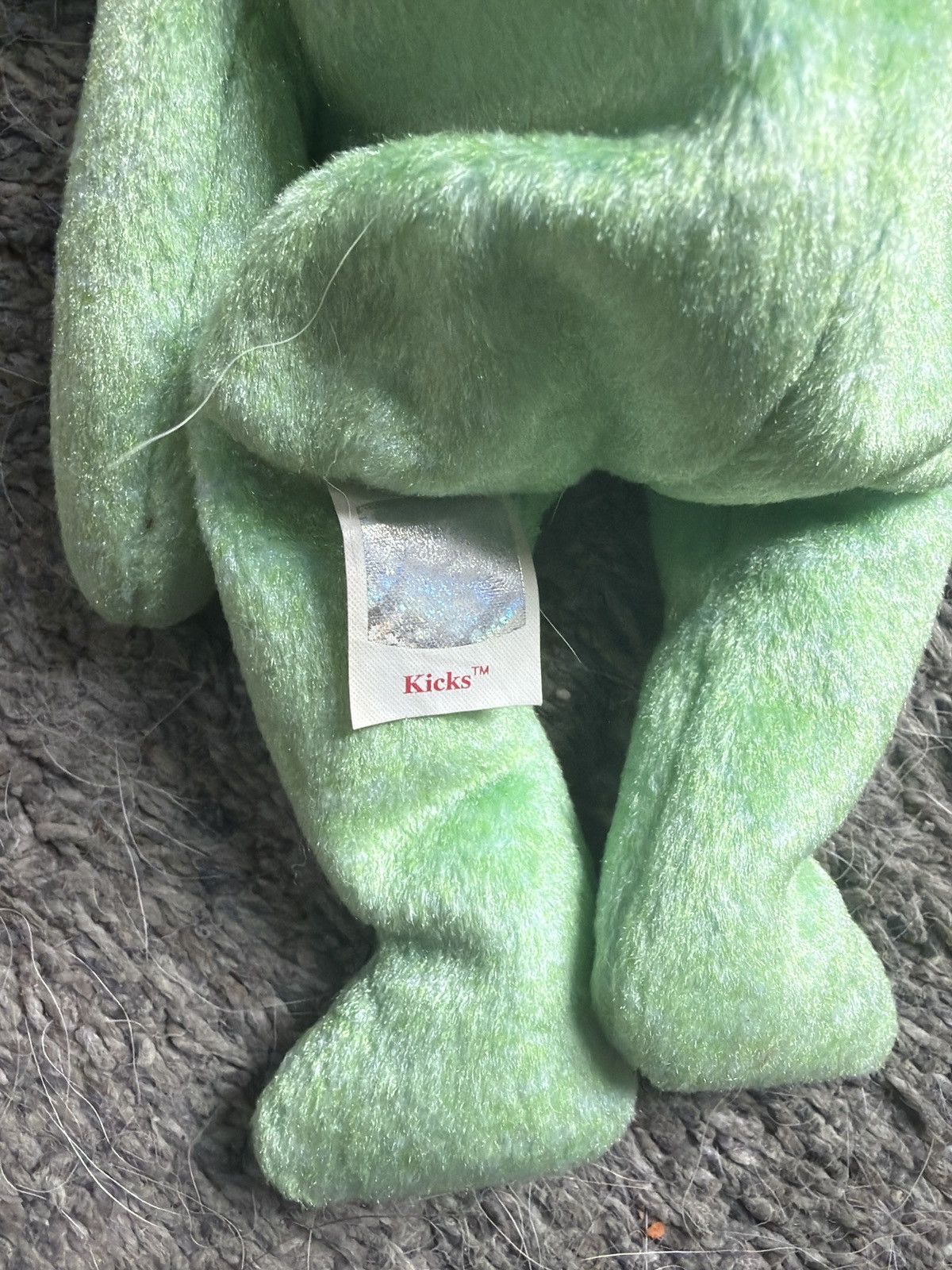 Vintage 1999 Ty Kicks Beanie Baby Size ONE SIZE - 3 Thumbnail