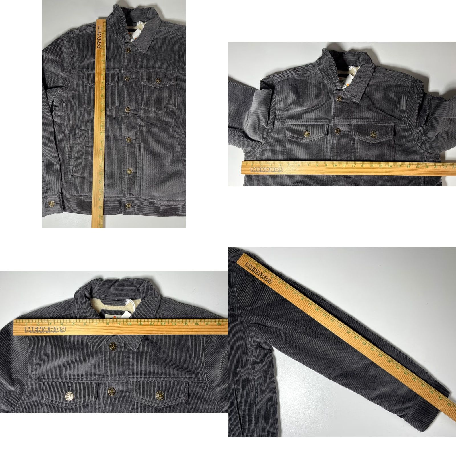 Marine Layer NWT Marine Layer Boise Corduroy Trucker Jacket Mens M Faded Black Corduroy Trucker Jacket Size US M / EU 48-50 / 2 - 10 Thumbnail
