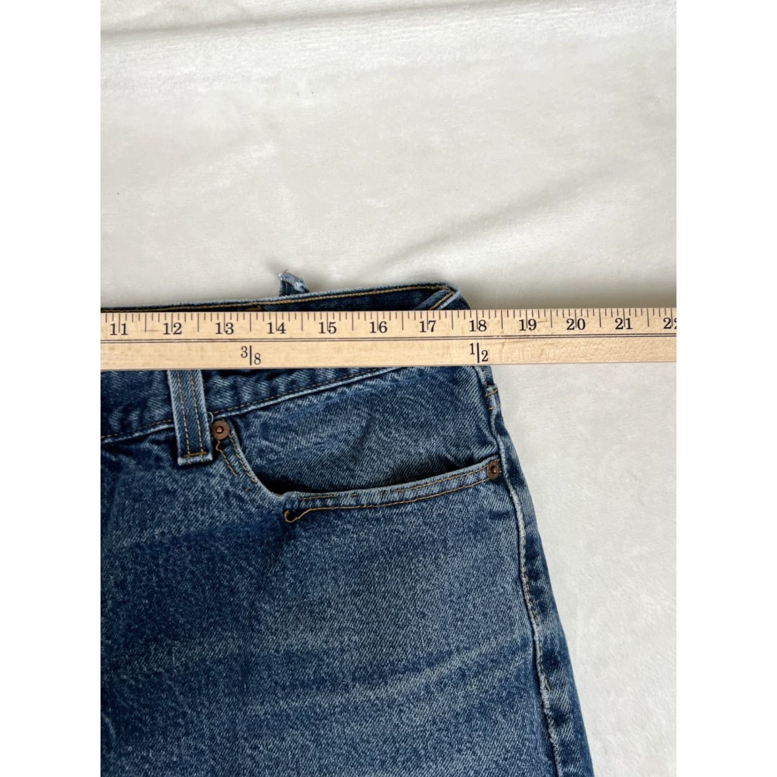 Levi's VINTAGE Levi’s 505 Jeans Denim Blue 36x30 Regular Men Size US 36 / EU 52 - 6 Thumbnail