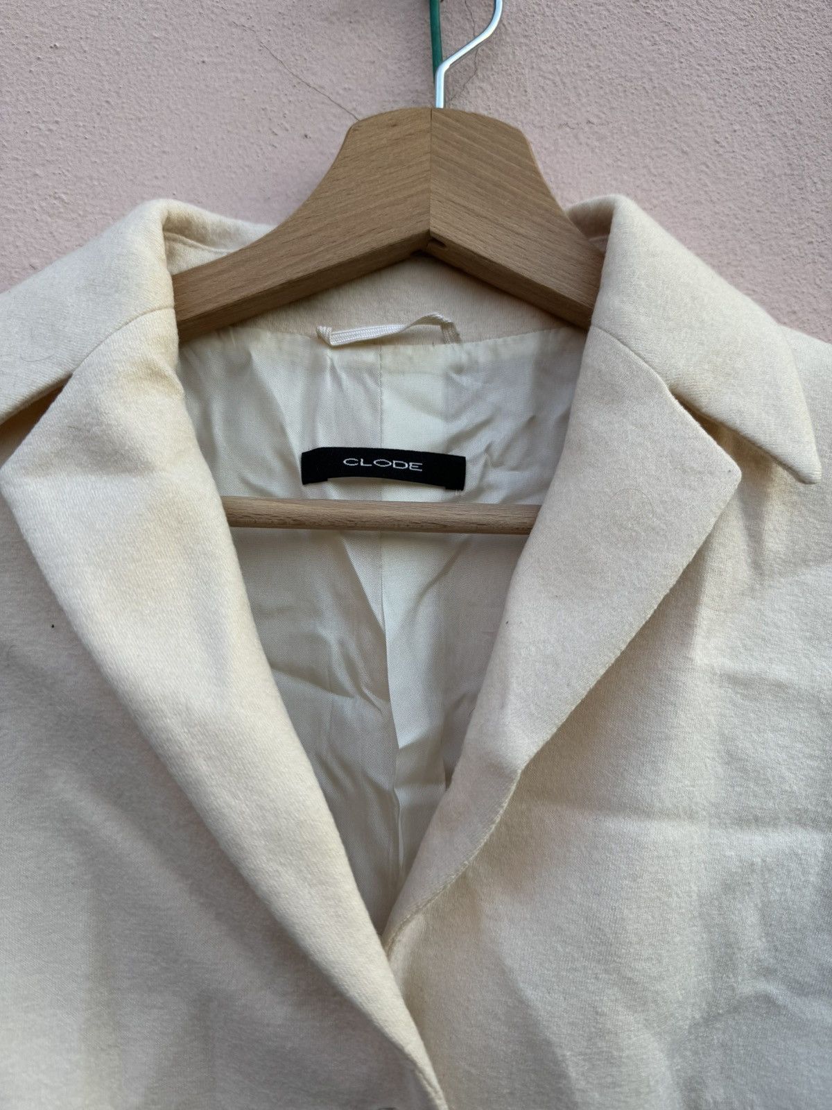 Vintage Italian Made Light Wool Jacket Size S / US 4 / IT 40 - 2 Thumbnail