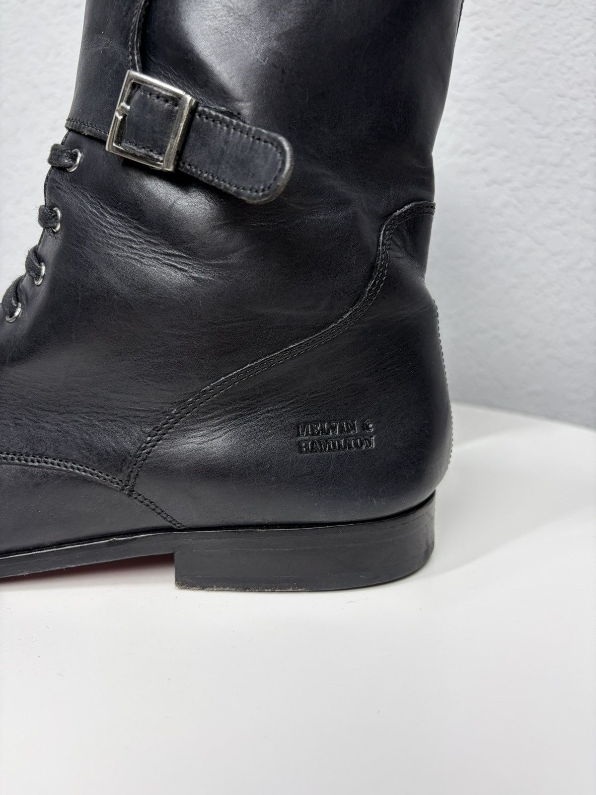 If Six Was Nine AS 98 Vibe Artisan Brown Leather Side Zip Ankle Biker Boots Size US 8 / EU 41 - 10 Thumbnail