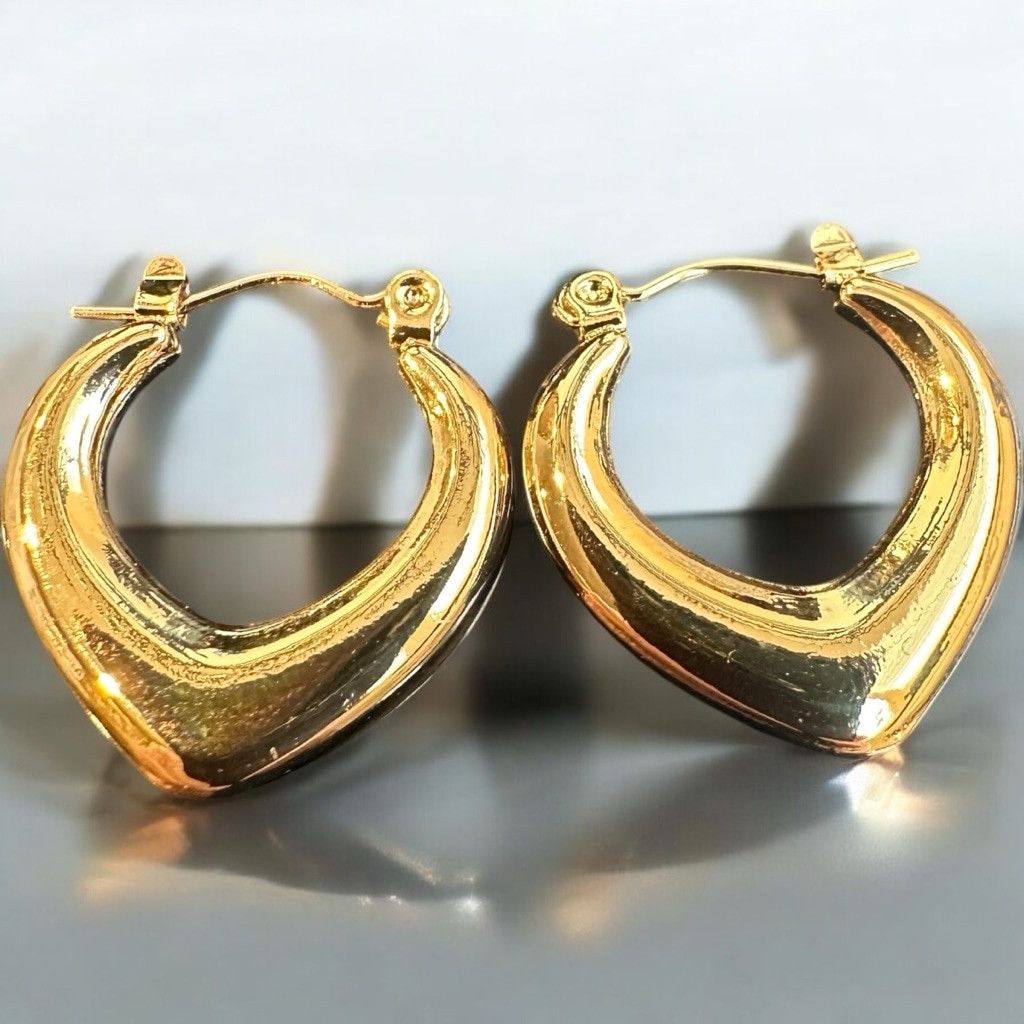 Disney × Jewelry Women's Stylish 18k Gold plated Hoop Earrings Size ONE SIZE - 5 Thumbnail