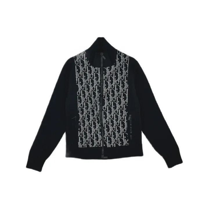 Dior Dior Dior 3D Letter Knit Jacket for Men 0079-2507 Size US M / EU 48-50 / 2 - 2 Thumbnail